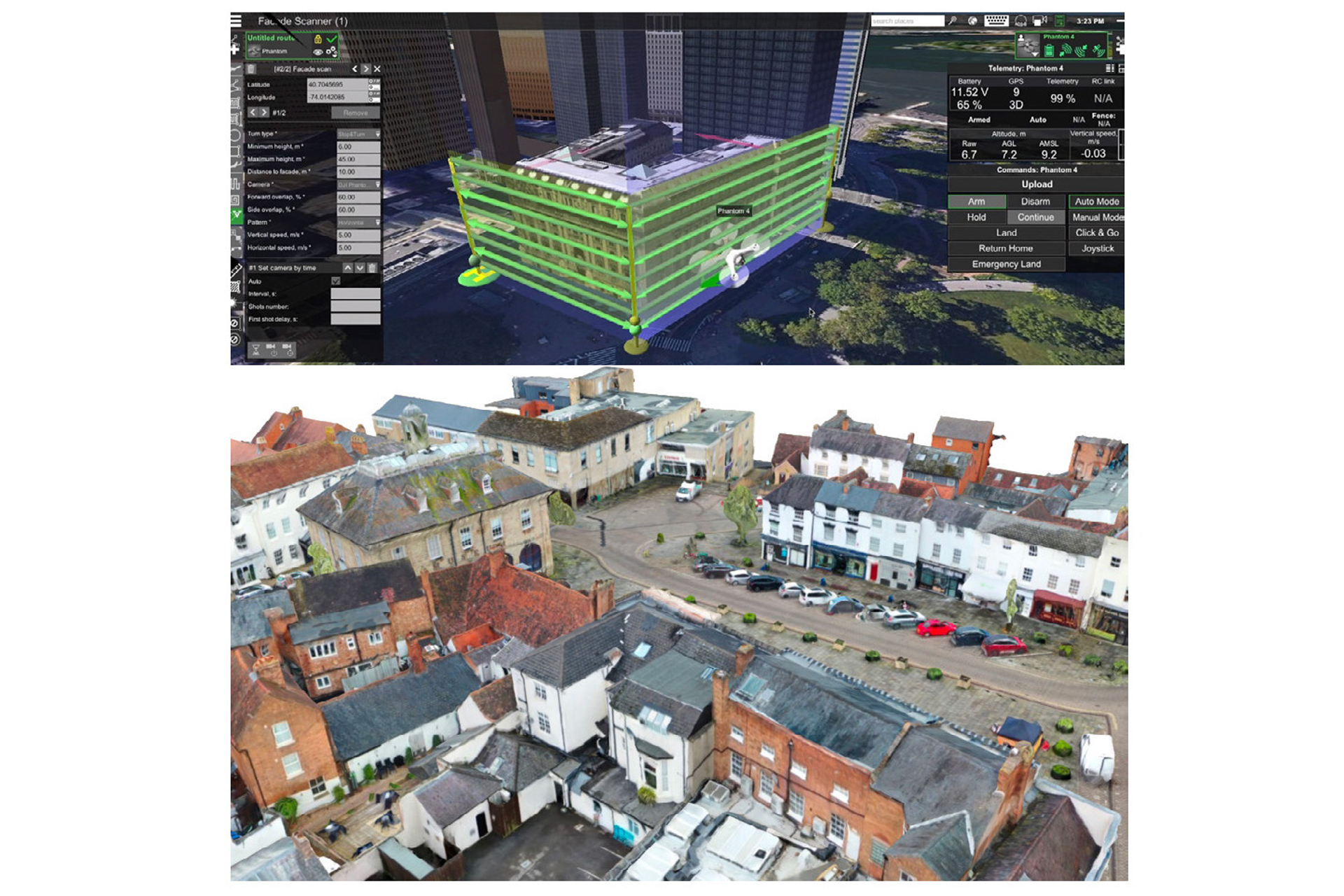 Mappa sensori e digital twin in tempo reale